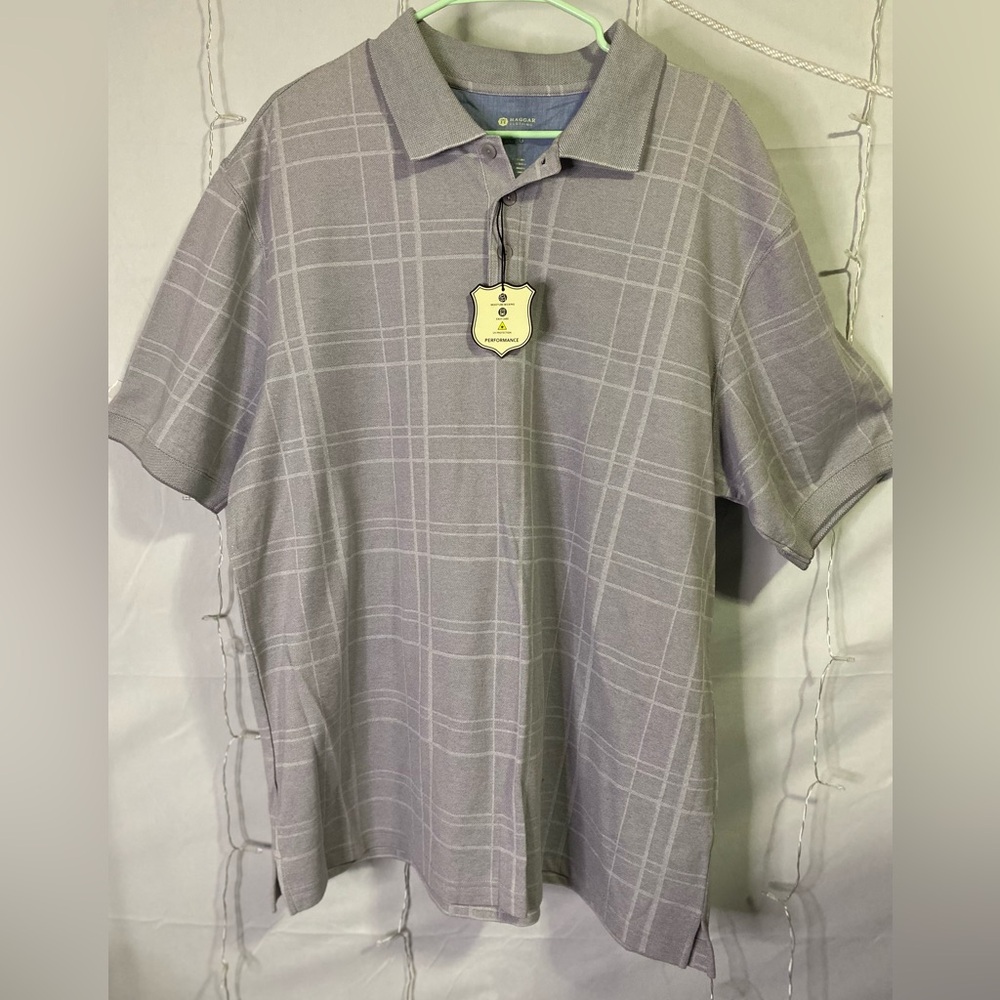 Gray Plaid Men's Shirt